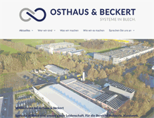 Tablet Screenshot of osthaus-beckert.de